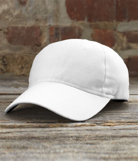 6 Panel Brushed Twill Cap For Sportswear