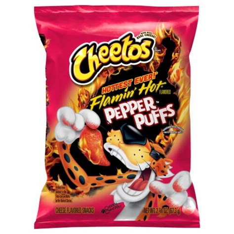 Cheetos® Flamin Hot® Pepper Puffs Cheese Flavored Snacks 2 38 Oz Mariano’s