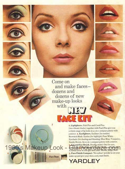 Concise History Of 1960s Makeup Tutorials Glamour Daze Vintage