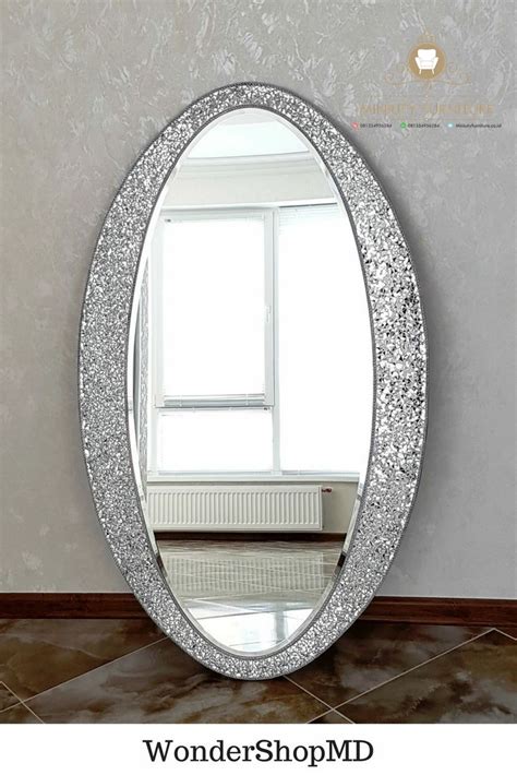 Cermin Dinding Oval Kayu Jati Terbaru Miniuty Furniture