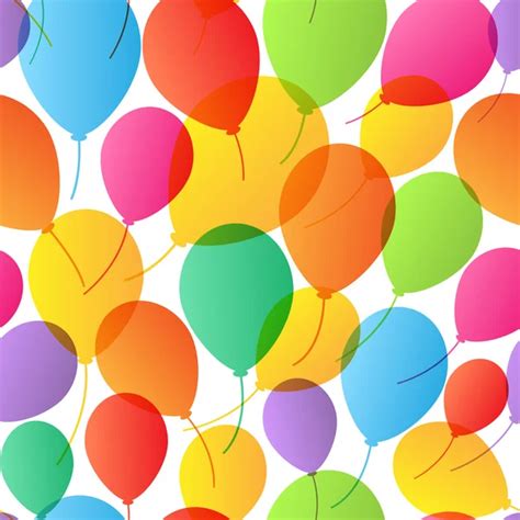 Colorful Balloons Background Vector Illustration For Design — Stock