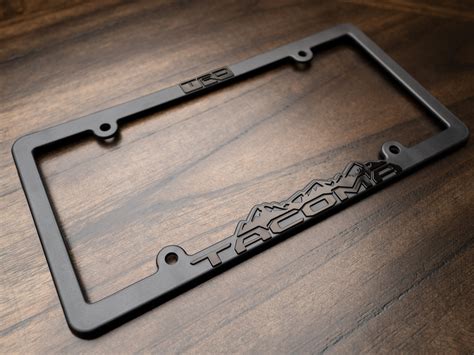 Trd Tacoma License Plate Frame Toyota Racing Etsy