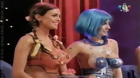 Body Painting Nude On Tv Show Schwul Anal Silvina Luna
