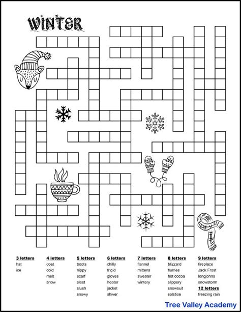 Fill In Word Puzzles Printable