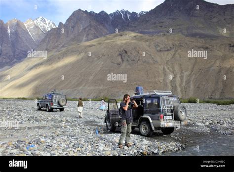 A Tourist Traveling In The Wakhan Corridor Badakhshan Afghanistan