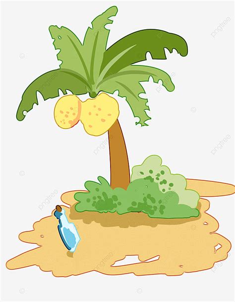 Summer Coconut Tree Png Image Summer Beach Coconut Tree Cartoon