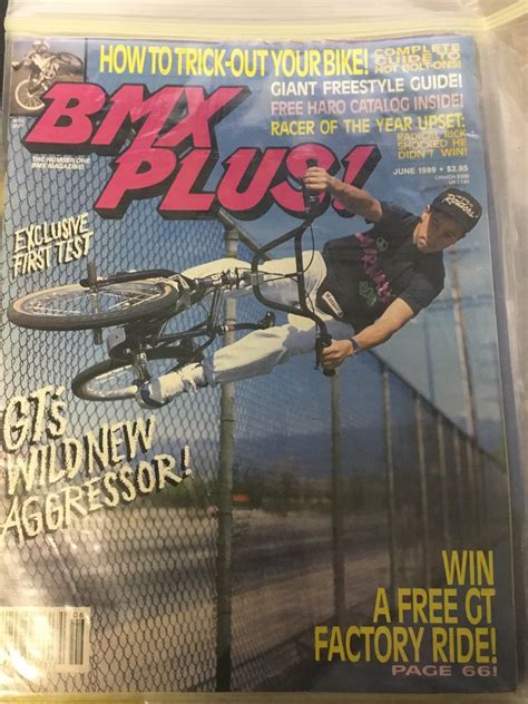 Bmx Plus Magazine Back Issues 1989 Powers Bike Shop
