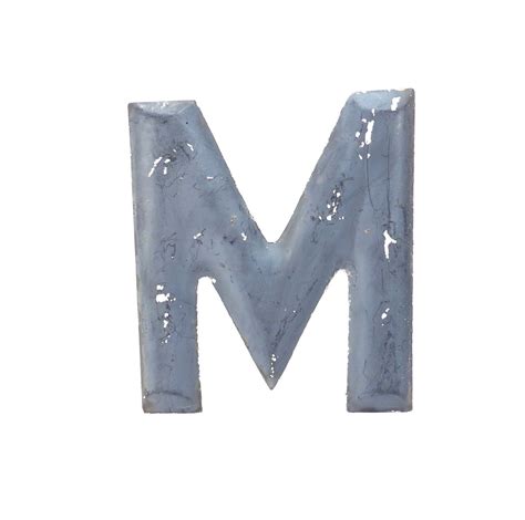 Letter M Black Metal 8 Inch Vintage 1950s 1960s Industrial Etsy