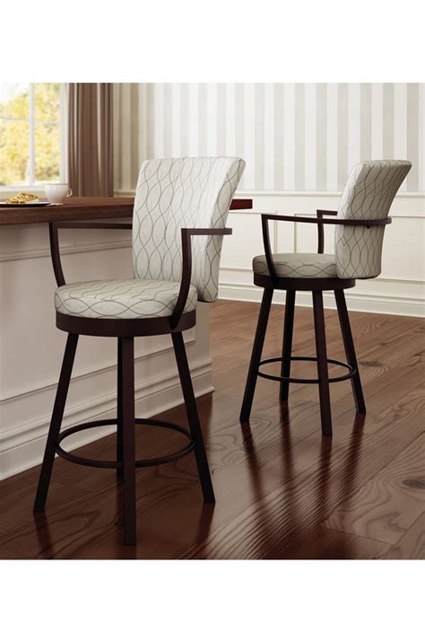 You'll find everything you've been looking for: Buy Amisco's Cardin Upholstered Swivel Stool w/ Arms ...