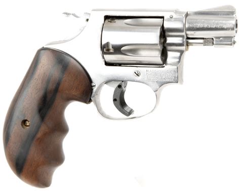 Deactivated Smith And Wesson Model 60 Stainless Snub Nose Revolver