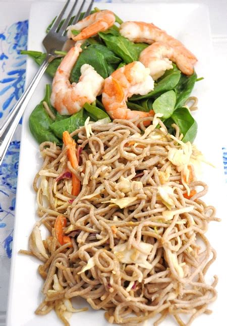 Chilled Shrimp And Soba Noodle Salad Recipe — Savor The Thyme Food
