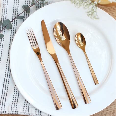 Copper Cutlery Set By Marquis And Dawe