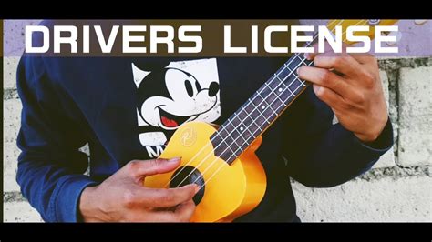 Drivers License Olivia Rodrigo Ukelele Fingerstyle Cover Youtube