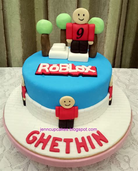 Roblox birthday cake roblox cake happy birthday banners birthday diy boy birthday parties birthday ideas august birthday party cakes pinata party. Jenn Cupcakes & Muffins: Roblox Cake