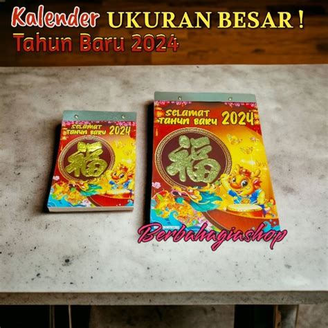Jual Kalender Calendar Sobek Robek Indonesia Ukuran Besar Tahun Naga