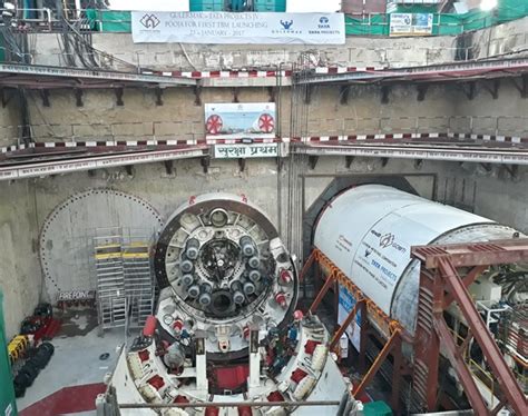 Lucknow Metros Tbm S52 Starts Tunneling Towards Hazratganj The Metro
