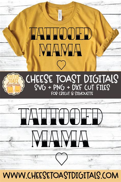 Tattooed Mama Mom Svg Files 92546 Cut Files Design Bundles