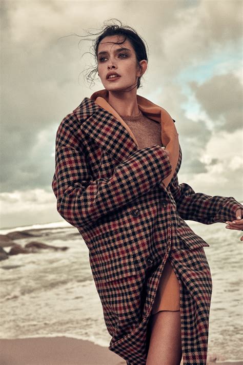 Zoe Bernard Strolls Pensively By The Sea In Jeremy Choh Images For Elle Indonesia August