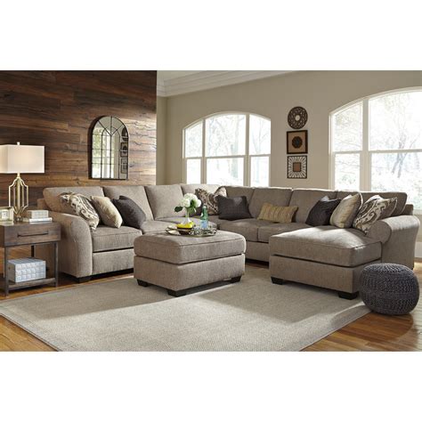 Benchcraft Pantomine 5 Piece Sectional With Ottoman Rifes Home