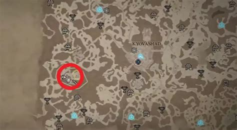 Diablo 4 Stronghold Locations Map