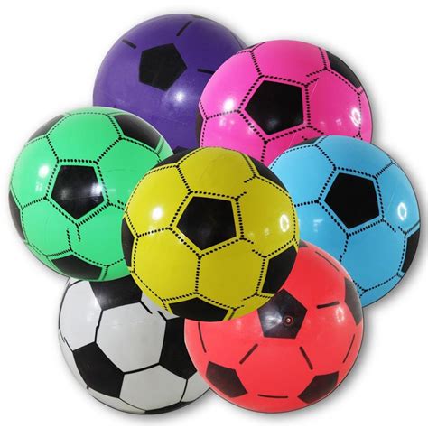 4 X Plastic Football Ball 20 Cm Uk Sports And Outdoors