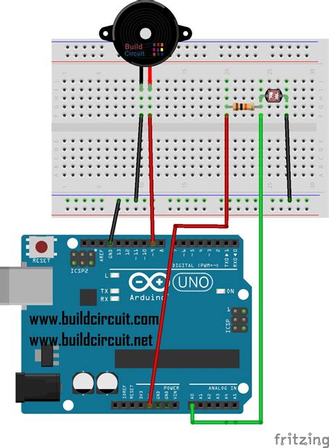 Arduino Project Ldr And Buzzer Experiment Buildcircuit Com