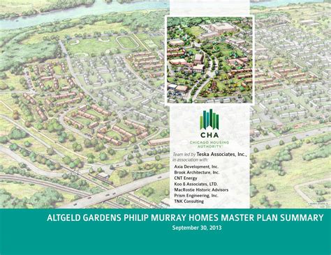 Altgeld Gardens Philip Murray Homes Master Plan By Teska Associates