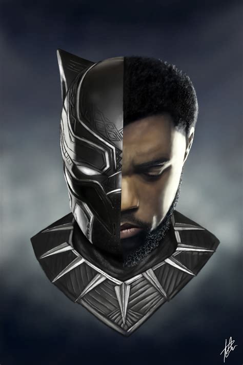 Artstation Chadwick Boseman Black Panther