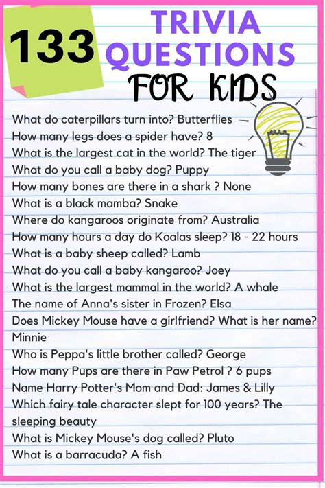 296 Fun Questions For Kids To Get Them To List Their Emotions Kids N