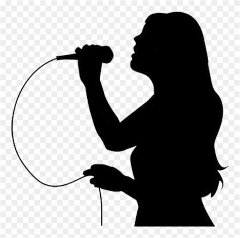 Singer Silhouette - Free Transparent PNG Clipart Images Download