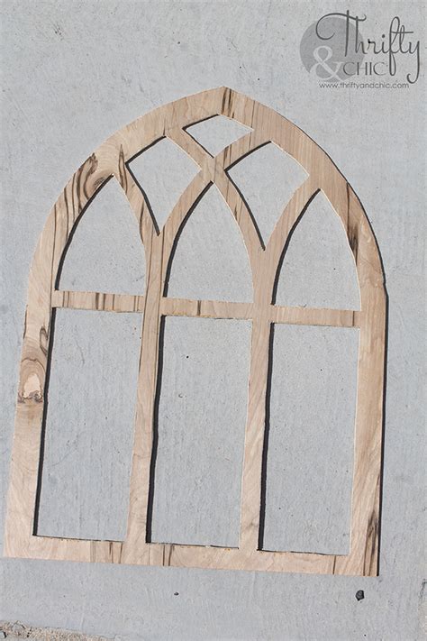 Diy Cathedral Window Frame For Less Than 5