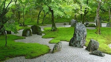 Growing Moss In An Outdoor Garden Japanese Rock Garden Japan Garden