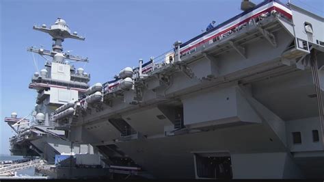 Uss Gerald R Ford Accepts Second Advanced Weapons Elevator