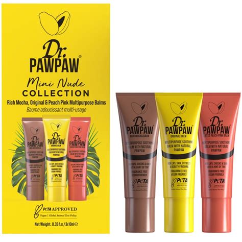 Dr Paw Paw Lip Balm Nude Balm Gift Set Multi Purpose Lips Skin Hair