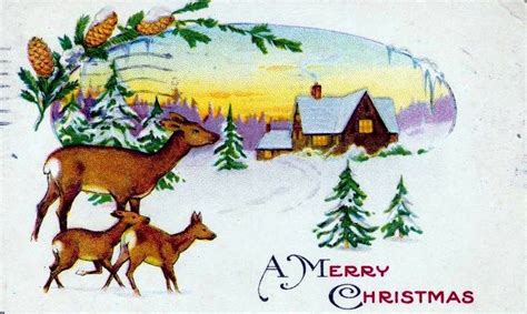Free Vintage Christmas Cards In The Public Domain Free Vintage