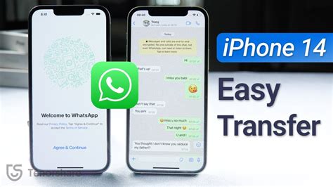 How To Transfer Whatsapp Chats From Old Iphone To Iphone 14 Youtube