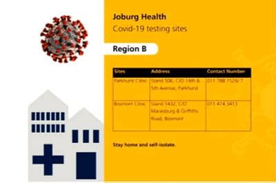 Rapid tests allow people to test themselves at home and know within minutes whether they have the novel coronavirus. Johannesburg COVID-19 Testing Centres - SA Corona Virus ...