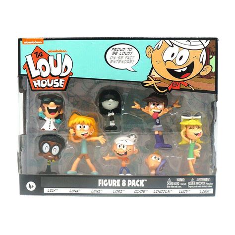 Buy 8pcs Set The Loud House Action Figure Toys L Incoln Clyde Lori Lily