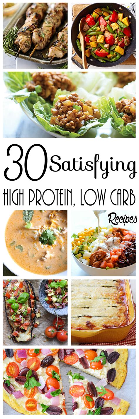 30 Satisfying High Protein Low Carb