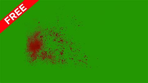 Schnitzen Bevormunden Ehrgeizig Blood Splatter Green Screen Humorvoll