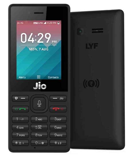 Phone is loaded with 512mb ram, 4gb internal storage and 2000 battery. JIO MOBILE (Black, 4G) - Security Deposit - Feature Phone ...