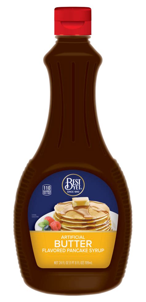 Butter Flavor Pancake Syrup Best Yet Brand