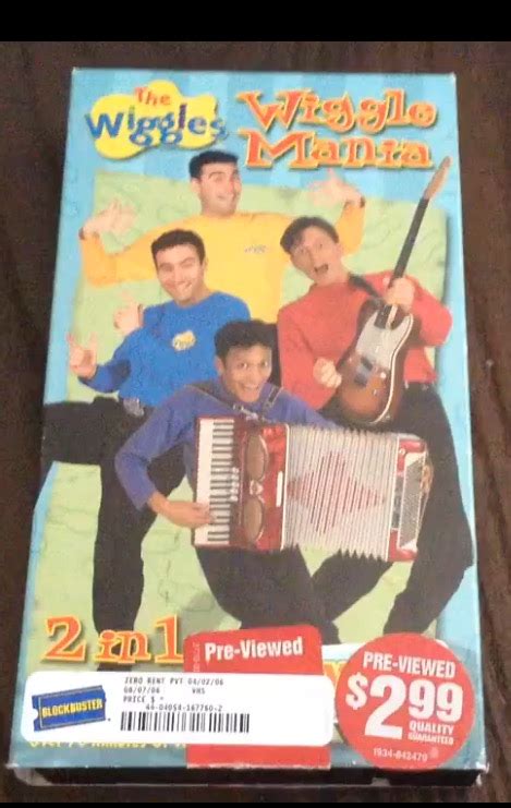 The Wiggles Wiggle Mania 2003 Us Vhs Liam Tallents International