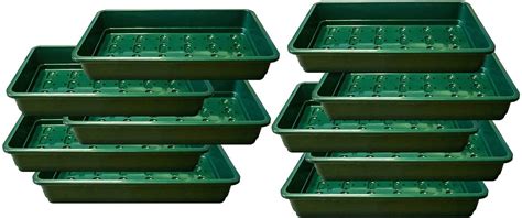 Britten And James Pack Of 10 Professional Seed Trays Full Size Green