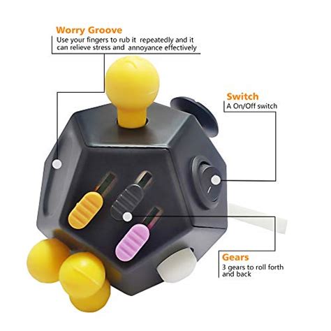 Vcostore 12 Sides Fidget Cube Dodecagon Fidget Toy Decompression For