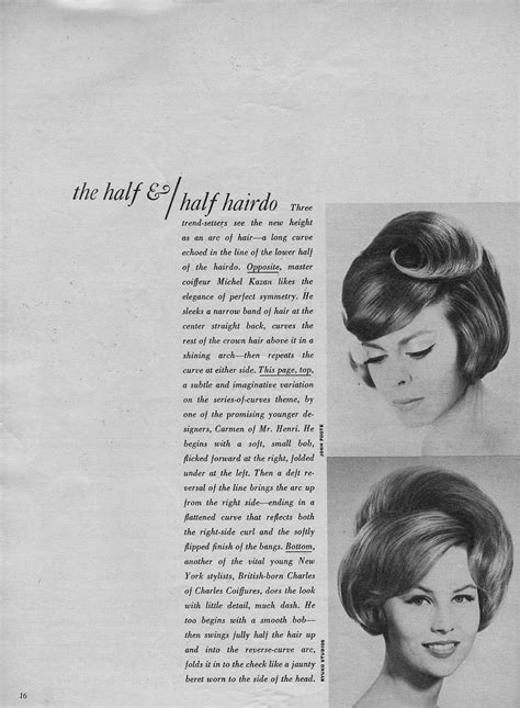 Flickrpzredww Hairdo October 1963 Half Up And Half Down