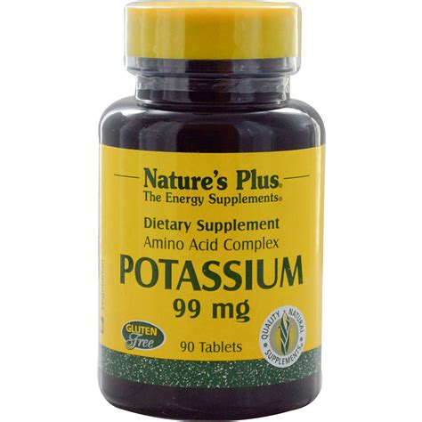 Natures Plus Potassium 99mg 90tabs Pharm24gr