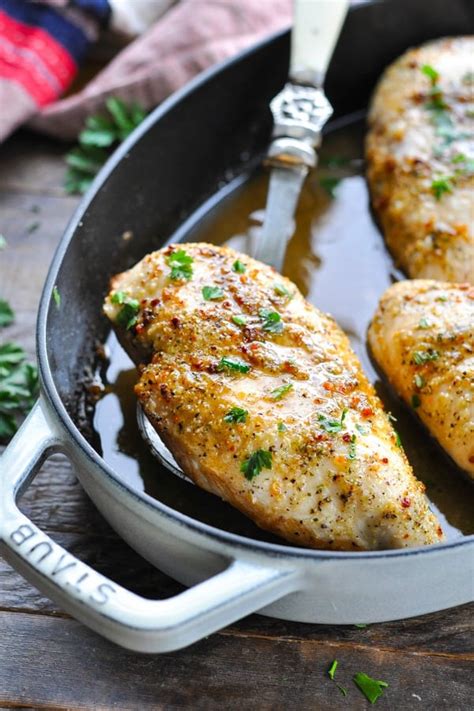 The safe internal temperature for cooked chicken is 165° fahrenheit (75° celsius). Oven Baked Chicken Breast - The Seasoned Mom
