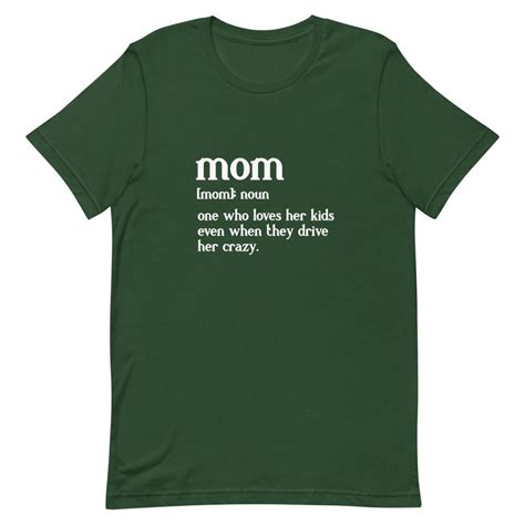 Mom Mother T Shirt Funny Tee Shirt Women S Etsy Uk