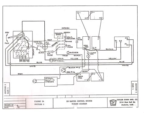 Taylor Dunn Wiring Diagram Teebird 1972